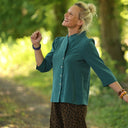 Blouse Dorine modal émeraude - Quintessence