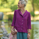 Blouse Dorine modal framboise - Quintessence