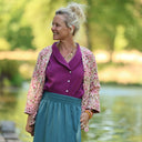 Blouse Dorine modal framboise - Quintessence