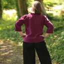 Blouse Dorine modal framboise - Quintessence