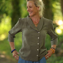 Blouse Dorine modal kaki - Quintessence