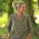 Blouse Dorine modal kaki - Quintessence