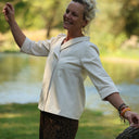 Blouse Dorine toile de coton naturel - Quintessence