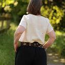 Blouse Emeline en broderie poétique ivoire | Quintessence