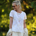 Blouse Emeline en broderie poétique ivoire | Quintessence