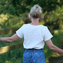 Blouse Emeline en double gaze coton blanche | Quintessence