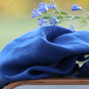 Blouse Emeline en lin bleu majorelle - Quintessence