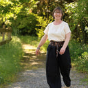 Blouse Emeline en lin ivoire | Quintessence