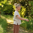 Blouse Emeline en lin naturel | Quintessence
