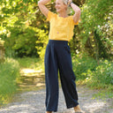 Blouse Emeline en lin soleil | Quintessence