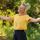 Blouse Emeline en lin soleil - Quintessence