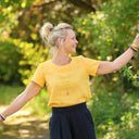 Blouse Emeline en lin soleil | Quintessence