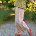 Blouse Emeline en lin vert kiwi | Quintessence