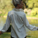 Blouse Émilie – Double gaze de coton ivoire - Quintessence