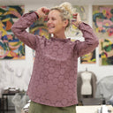 Blouse Fantine - Broderie parme - Quintessence