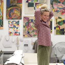 Blouse Fantine - Broderie parme - Quintessence