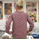 Blouse Fantine - Broderie parme - Quintessence