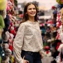 Blouse Fantine - Coton brodé épis de blé - Quintessence