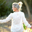 Blouse Fantine - Coton brodé épis de blé - Quintessence