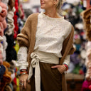 Blouse Fantine - Coton ivoire brodé relief - Quintessence