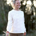 Blouse Fantine - Coton ivoire brodé relief - Quintessence