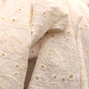 Blouse Fantine - Coton ivoire brodé relief - Quintessence