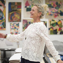 Blouse Fantine - Dentelle ivoire - Quintessence