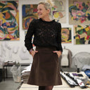 Blouse Fantine - Dentelle noire - Quintessence