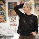 Blouse Fantine - Dentelle noire - Quintessence