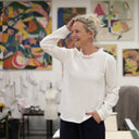 Blouse Fantine - Double gaze de coton blanc cassé - Quintessence