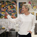 Blouse Fantine - Double gaze de coton blanc cassé - Quintessence