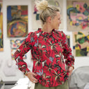 Blouse Fantine - Jungle écarlate - Quintessence