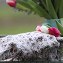 Blouse Fantine - Sergé de coton écru fleuri - Quintessence