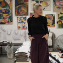 Blouse Fantine - Viscose/lin noir - Quintessence