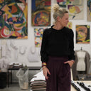 Blouse Fantine - Viscose/lin noir - Quintessence