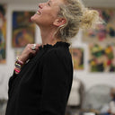 Blouse Fantine - Viscose/lin noir - Quintessence