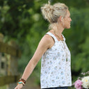 Blouse Florence – Coton Herbier brodé - Quintessence