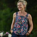 Blouse Florence – Coton jardin persan - Quintessence