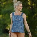 Blouse Florence – Coton lavé Bleu de Serre - Quintessence