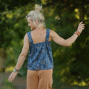 Blouse Florence – Coton lavé Bleu de Serre - Quintessence