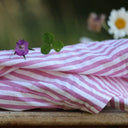 Blouse Florence – Coton rayé figue - Quintessence