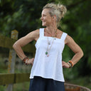 Blouse Florence – Lin blanc - Quintessence