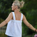 Blouse Florence – Lin blanc - Quintessence
