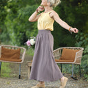 Blouse Florence – Lin chiné jaune doux - Quintessence