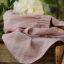 Blouse Florence – Lin chiné rose doux - Quintessence