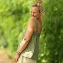 Blouse Florence – Lin vert - Quintessence
