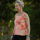 Blouse Florence – Satin de coton Dune rosée - Quintessence