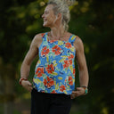 Blouse Florence – Satin de coton Jardin Solaire - Quintessence