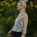 Blouse Florence – Satin de coton Jardin Solaire - Quintessence