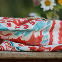 Blouse Florence – Satin de coton Lagon d'Ambre - Quintessence